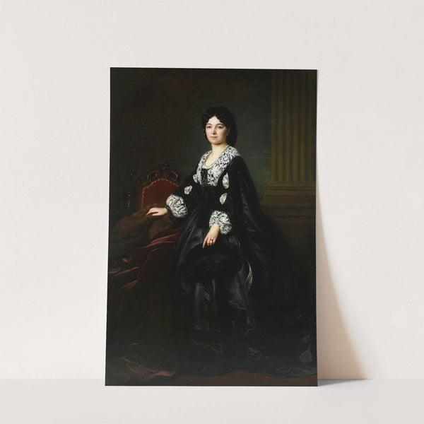 Portrait of Julia Bock (1861) by Józef Simmler