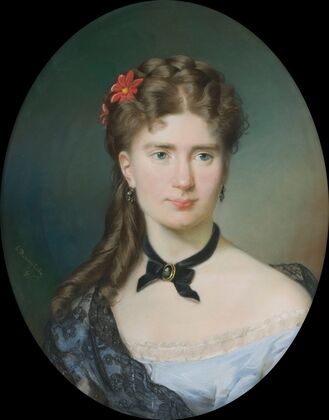 Portrait of Julia Lesser-Blatteis nee Bergson (1869)