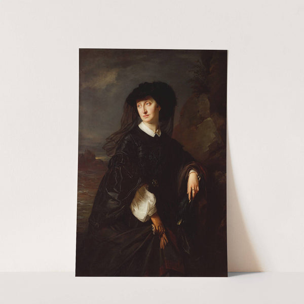 Portrait of Julia Simmler née Hoeggenstaller, artist’s wife (1863) by Józef Simmler