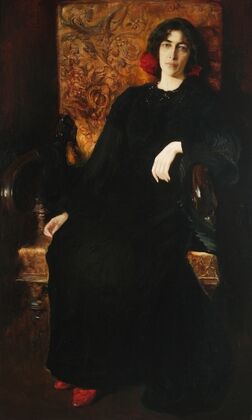 Portrait of Julia Stabrowska née Janiszewska, artist’s wife