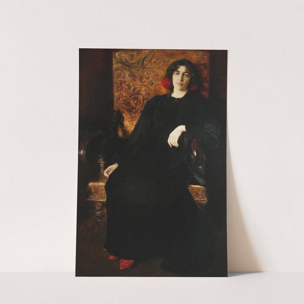 Portrait of Julia Stabrowska née Janiszewska, artist’s wife by Kazimierz Stabrowski