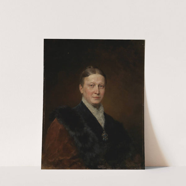 Portrait of Julie Miller zu Aichholz by Ferdinand Keller