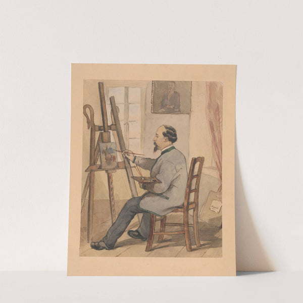 Portrait of Juliusz Kossak (1871) by Wojciech Kossak