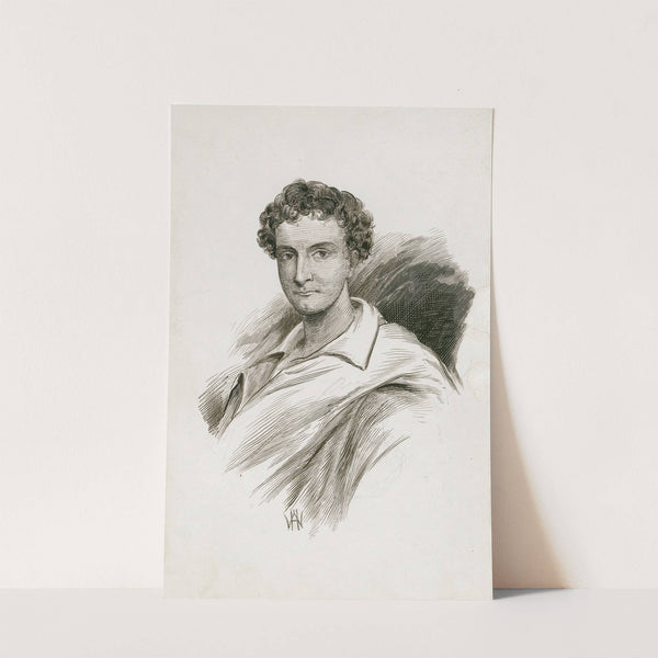 Portrait of Junius Brutus Booth by Alfred H. Wall