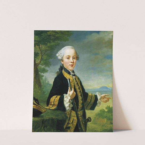 Portrait of Justinian Theodor Friedrich von Holzhausen (ca. 1758) by Johann Georg Ziesenis