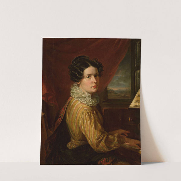 Portrait of Karolina Towiańska by Walenty Wańkowicz