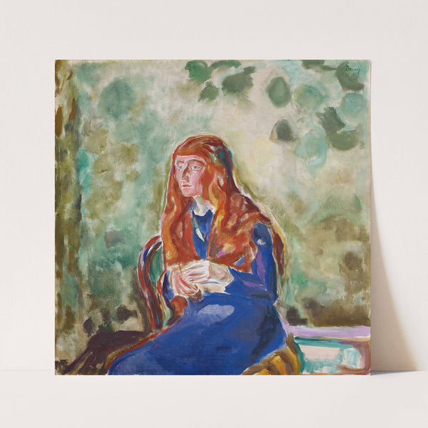 Portrait Of Käte Perls by Edvard Munch