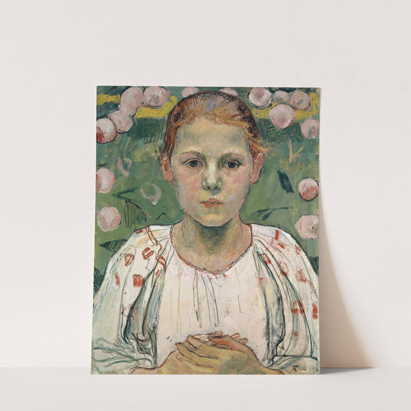 Portrait Of Käthe Von Bach (In The Garden) (1904) by Ferdinand Hodler