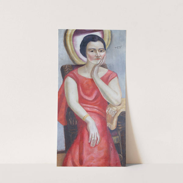 Portrait of Käthe von Porada (1924) by Max Beckmann