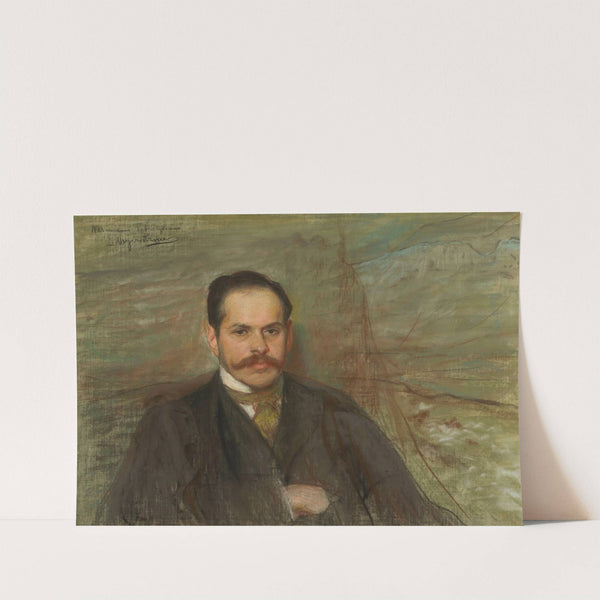 Portrait of Kazimierz Przerwa-Tetmajer by Leon Wyczółkowski