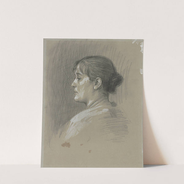 Portrait of Klara Bruckmann by Hans Von Marées