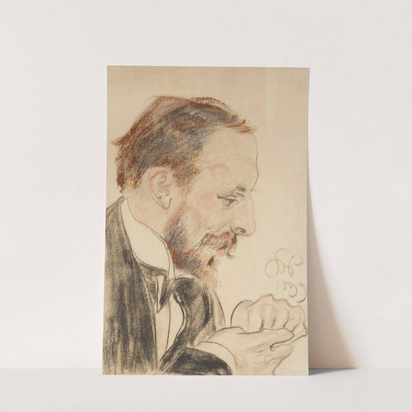 Portrait of Konrad Rakowski, journalist (1899) by Stanisław Wyspiański