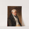 Portrait of Ksawery Bębnowski, artist's father-in-law, captain in Kościuszko's army by Jan Chrucki