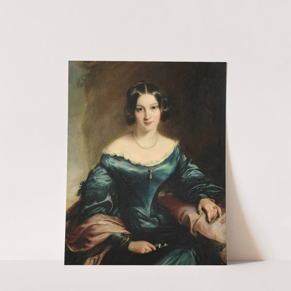 Portrait Of Lady Eleonor Fitzroy by Sir Francis Grant