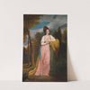 Portrait Of Lady Elizabeth Capell, Lady Monson by George Romney