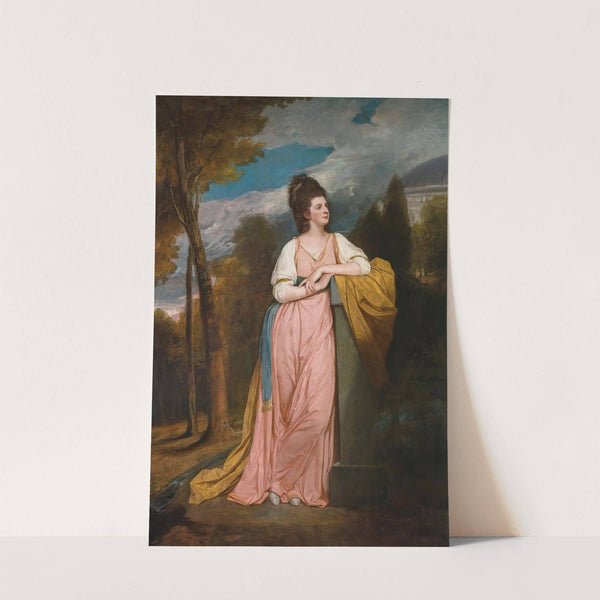 Portrait Of Lady Elizabeth Capell, Lady Monson by George Romney