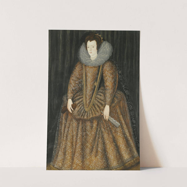 Portrait Of Lady Elizabeth Hastings, Countess Of Worcester, (D.1621) by Sir William Segar