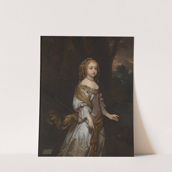 Portrait Of Lady Elizabeth Seymour (D.1697) When A Child by Sir Peter Lely