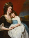 Portrait Of Lady Georgiana Smyth (Circa 1757-1799) And Her Son