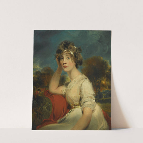 Portrait Of Lady Jane Long by Sir Thomas Lawrence
