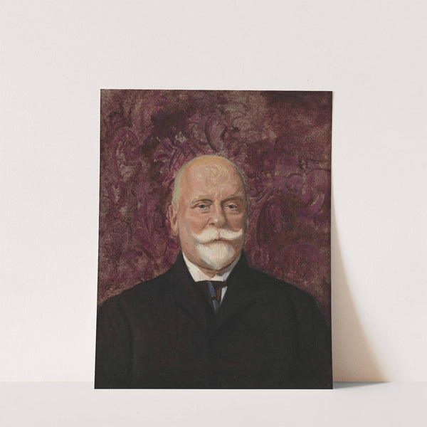 Portrait of Leon Biliński (1914) by Leon Wyczółkowski