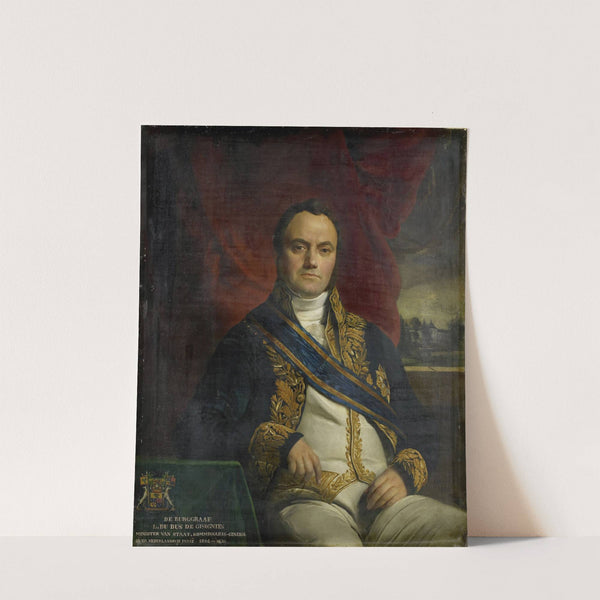 Portrait of Léonard Pierre Joseph, Viscount du Bus de Gisignies, Commissioner-General (1836) by François-Joseph Navez