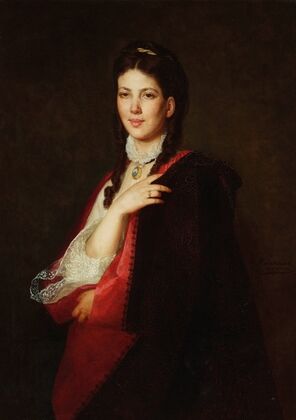 Portrait of Leonia Blühdorn, artist’s step-daughter