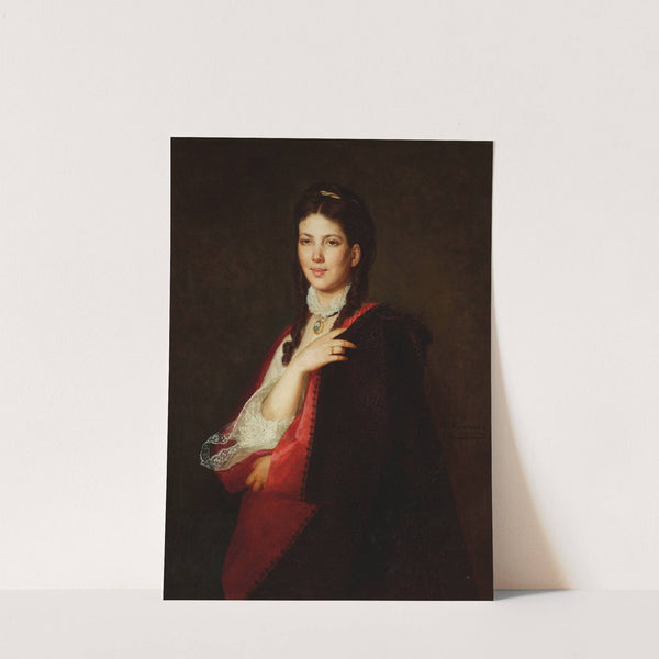 Portrait of Leonia Blühdorn, artist’s step-daughter by Henryk Rodakowski