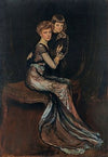Portrait of Leonor Uriburu de Anchorena (1884-1975) with her son Emilio