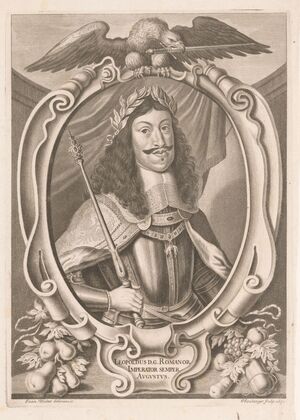 Portrait of Leopold I, Emperor of Germany (1671) — size preview