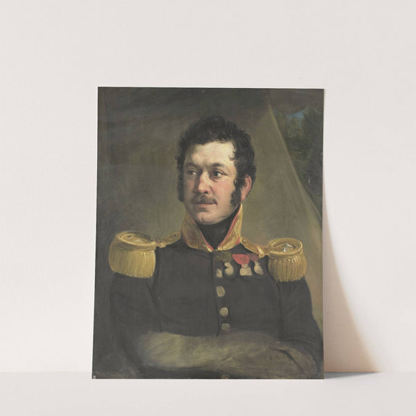 Portrait of Lieutenant-General Frederik Knotzer by Jan Willem Pieneman