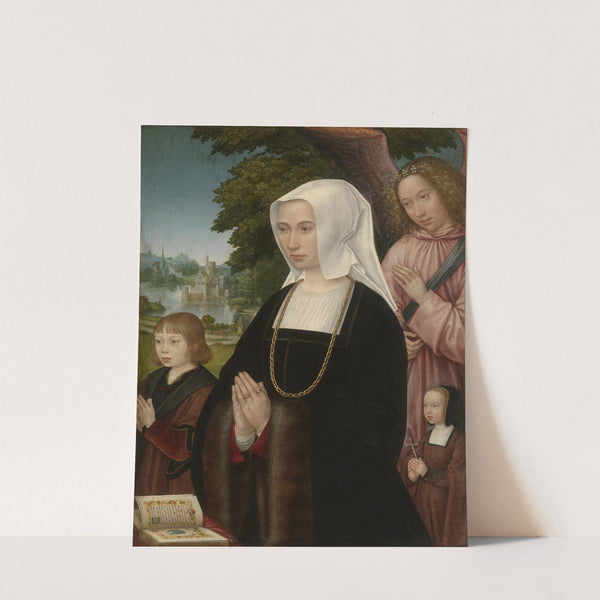 Portrait of Livina van Steelant by Gerard Horenbout