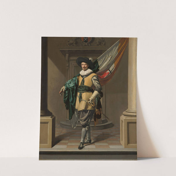 Portrait of Loef Vredericx (1590-1668) as an Ensign by Thomas de Keyser