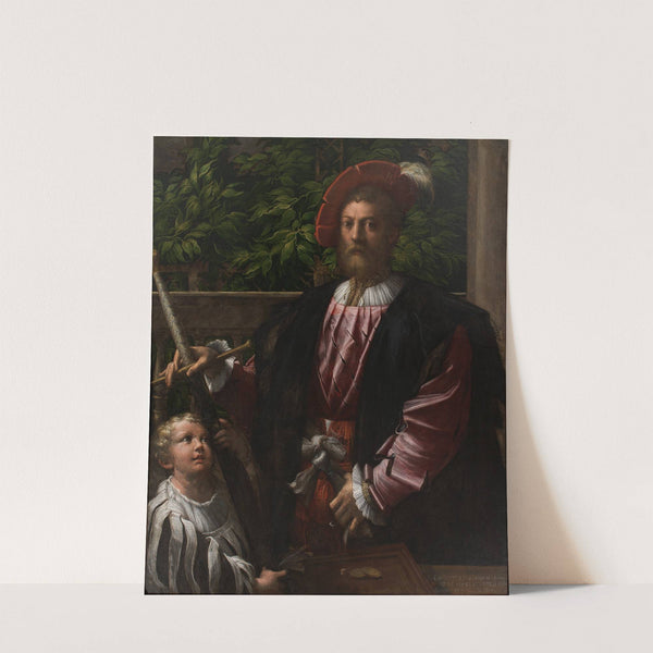 Portrait of Lorenzo Cybo by Parmigianino