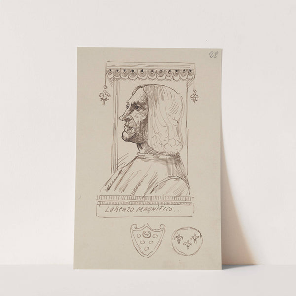 Portrait of Lorenzo de' Medici by Stanisław Wyspiański