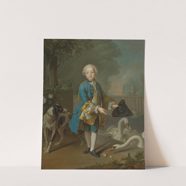 Portrait Of Louis Philippe Joseph, Duc D'orleans And Duc De Chartres by Louis Tocqué