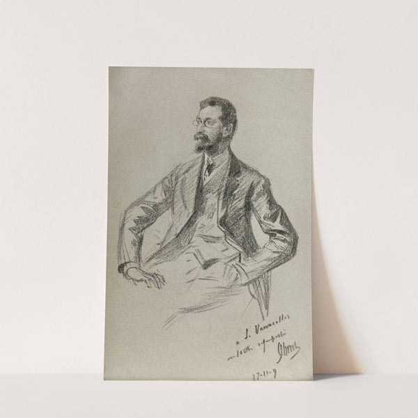 Portrait of Louis Vauxcelles (1909) by Jules Chéret