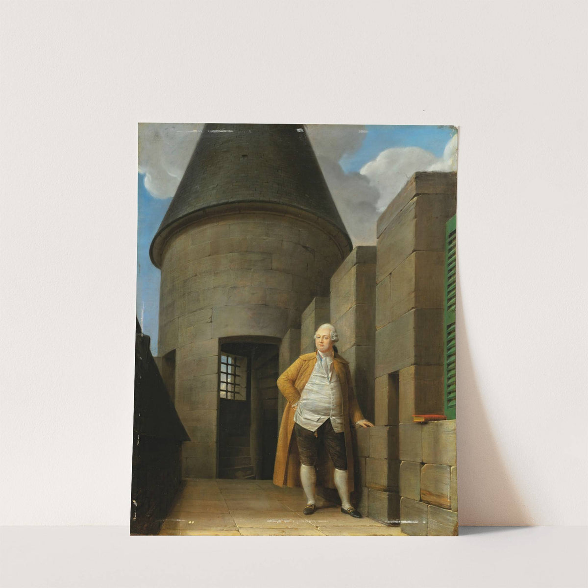 Portrait of Louis XVI at the temple by Jean-François Garneray