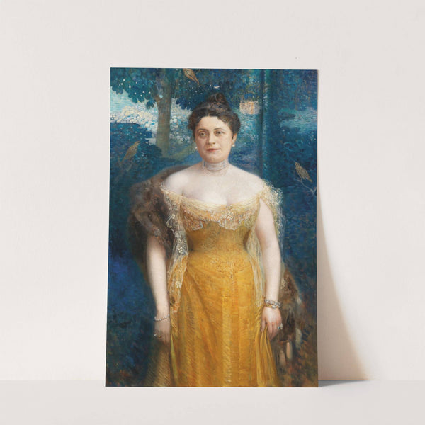 Portrait of Louise Dobner von Dobenau by Eduard Veith