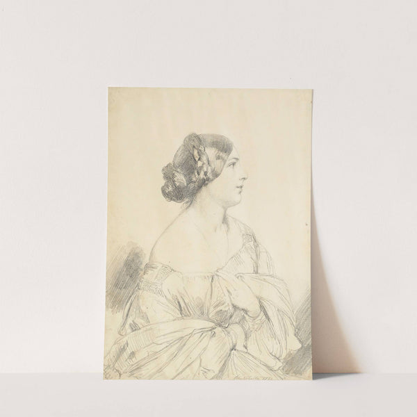 Portrait Of Louise Hay, Future Baronne Gudin (1842) by Franz Xaver Winterhalter