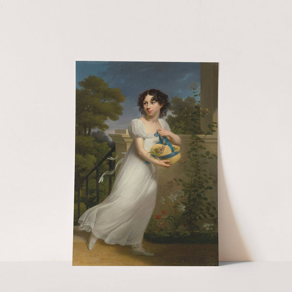 Portrait of Lucie Isabey, Madame Collon by Louis Andre Gabriel Bouchet