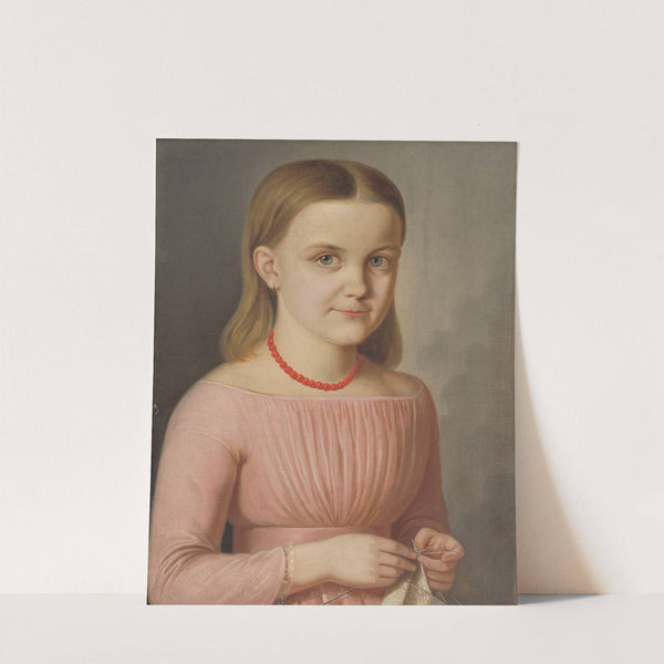 Portrait of Ľudmila Droppová by Peter Michal Bohúň