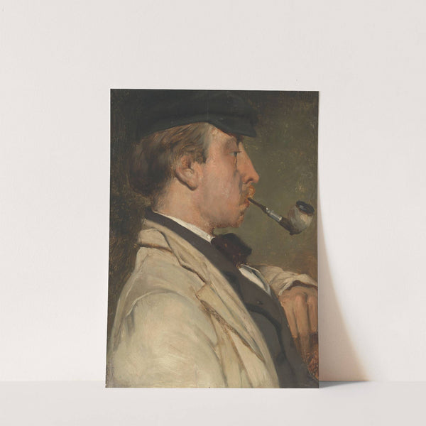 Portrait of Ludwig Casimir (‘Louis’) Sierig (1834-1919), Painter (1858) by Matthijs Maris