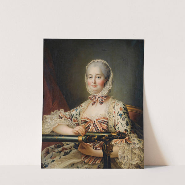 Portrait of Madam de Pompadour by François-Hubert Drouais