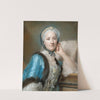 Portrait of Madame Anne-Jeanne Cassanéa de Mondonville, née Boucon by Maurice-Quentin de La Tour