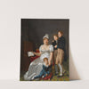 Portrait of Madame B., Née Etiennette Delagrange With Her Three Sons by Jacques Antoine Vallin