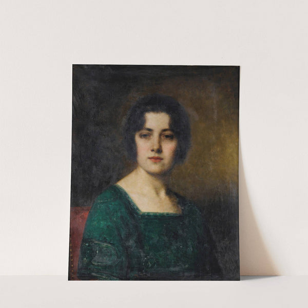 Portrait Of Madame Ferette (1921) by Alexei Harlamoff