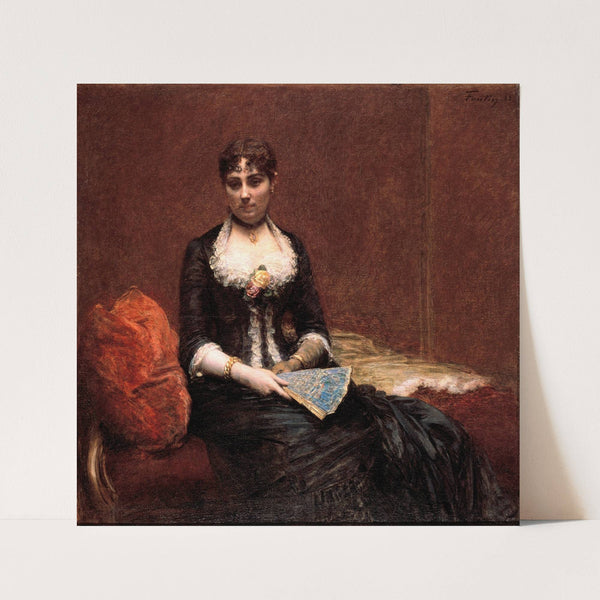 Portrait of Madame Léon Maître (Portrait de Madame Léon Maître) by Henri Fantin-Latour