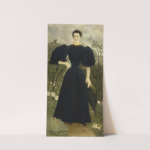 Portrait of Madame M; by Henri Rousseau