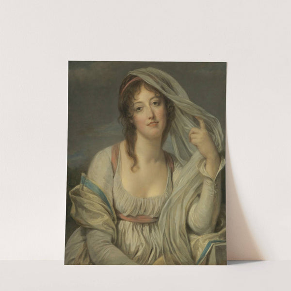 Portrait Of Madame Van Westrenen Of Tremaat by Jean-Baptiste Greuze